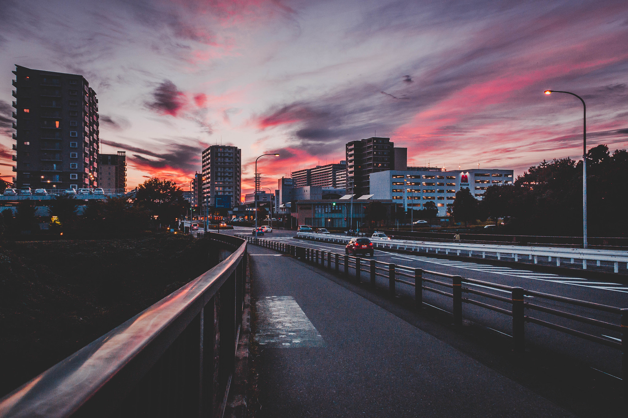 Canon EOS 600D (Rebel EOS T3i / EOS Kiss X5) sample photo. Inzai-shi sunset photography