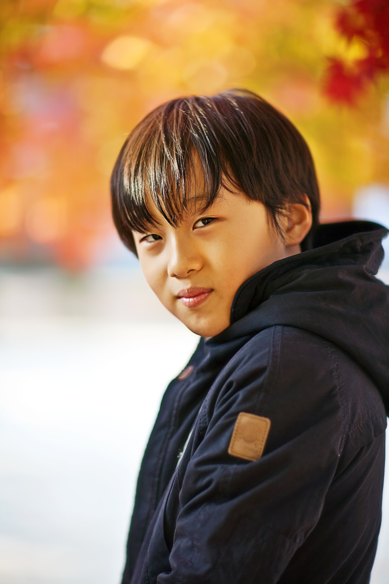 Canon EOS 5D + Canon EF 85mm F1.2 sample photo. Autumn and children photography