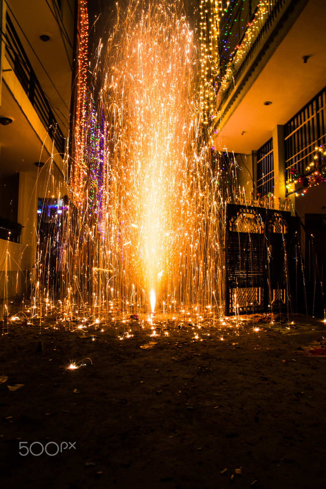 Nikon D5200 + Sigma 28-300mm F3.5-6.3 DG Macro sample photo. Raining fire... photography