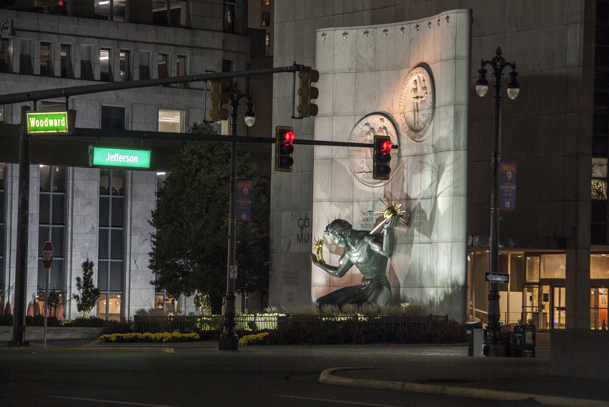 Nikon D200 sample photo. Spiritofdetroit photography