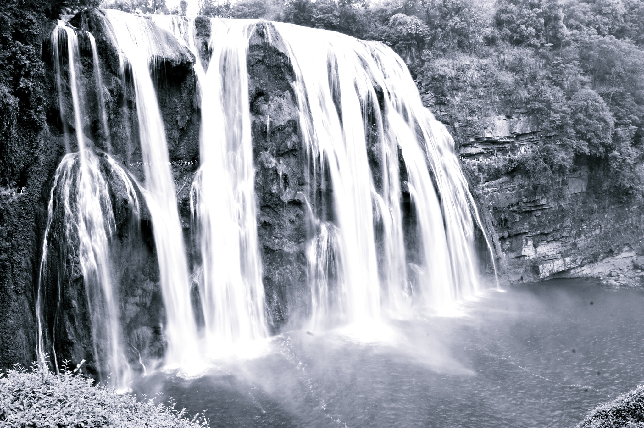 Sony SLT-A55 (SLT-A55V) sample photo. Huangguoshu falls #1 photography