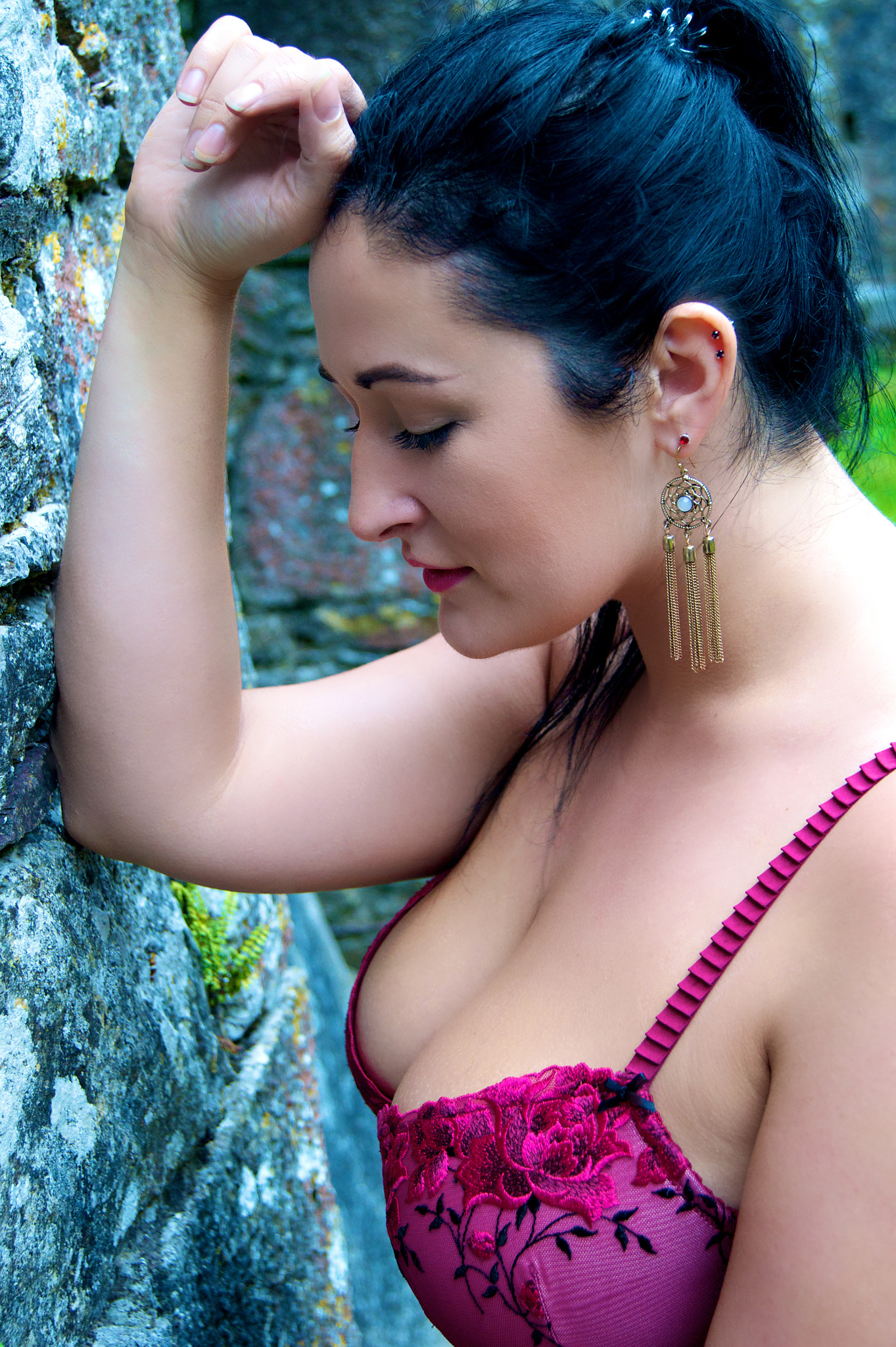 Sony Alpha DSLR-A450 sample photo. Glamour shoot in kilcrea abbey photography