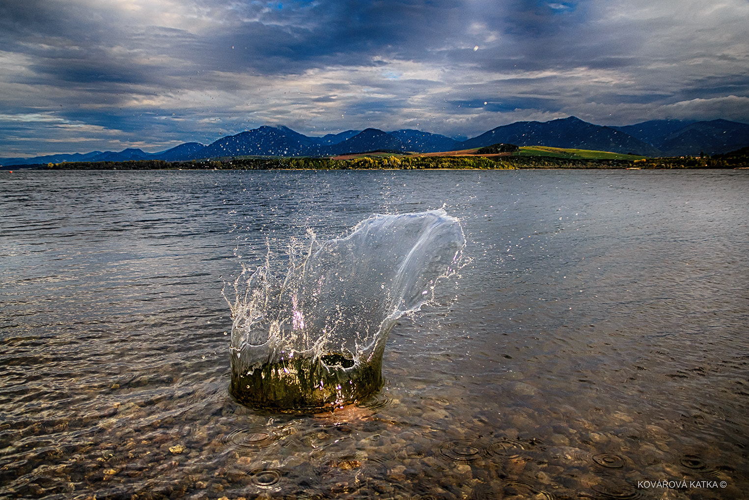 Canon EF 75-300mm F4.0-5.6 IS USM sample photo. Koruna na liptovskej mare photography