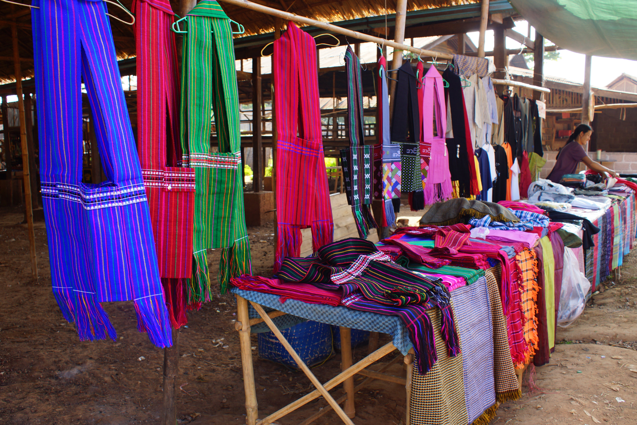 Sony DT 18-70mm F3.5-5.6 sample photo. Inle : le marche du village d'indain photography