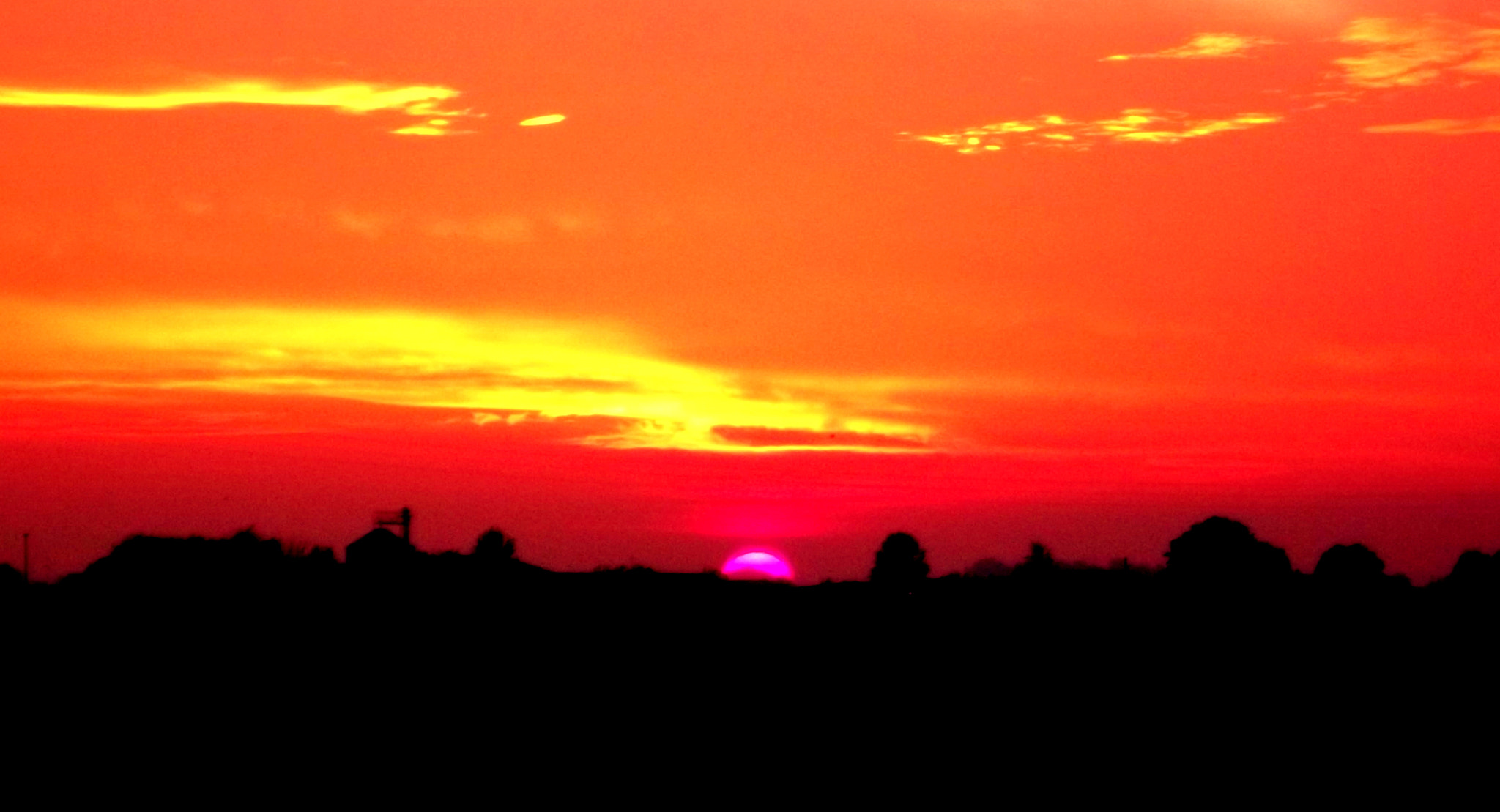 Fujifilm FinePix JX250 sample photo. Meraviglioso tramonto con cielo e sole super. photography