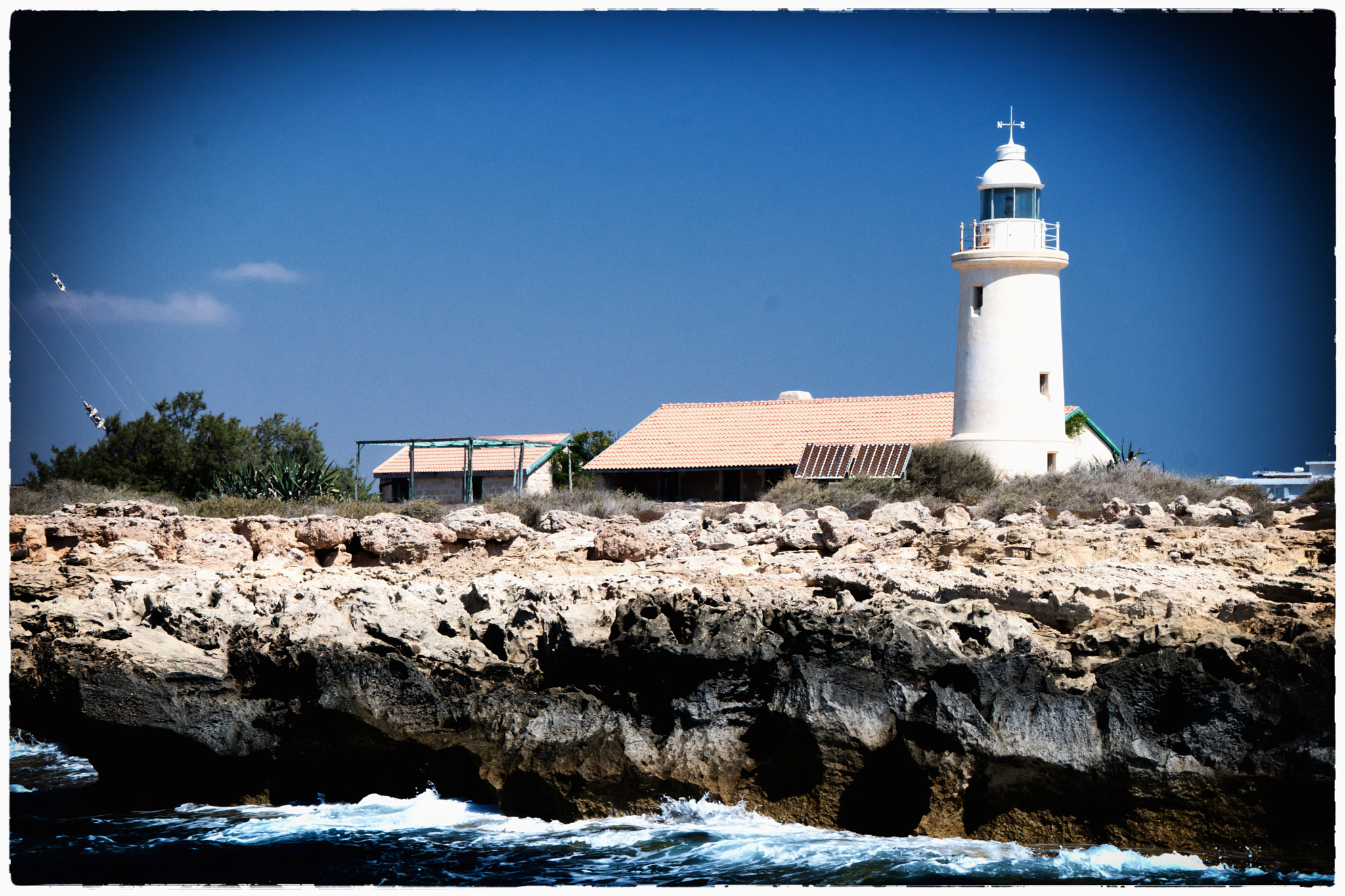 Sigma 28-300mm F3.5-6.3 DG Macro sample photo. Cyprus lighthouse photography
