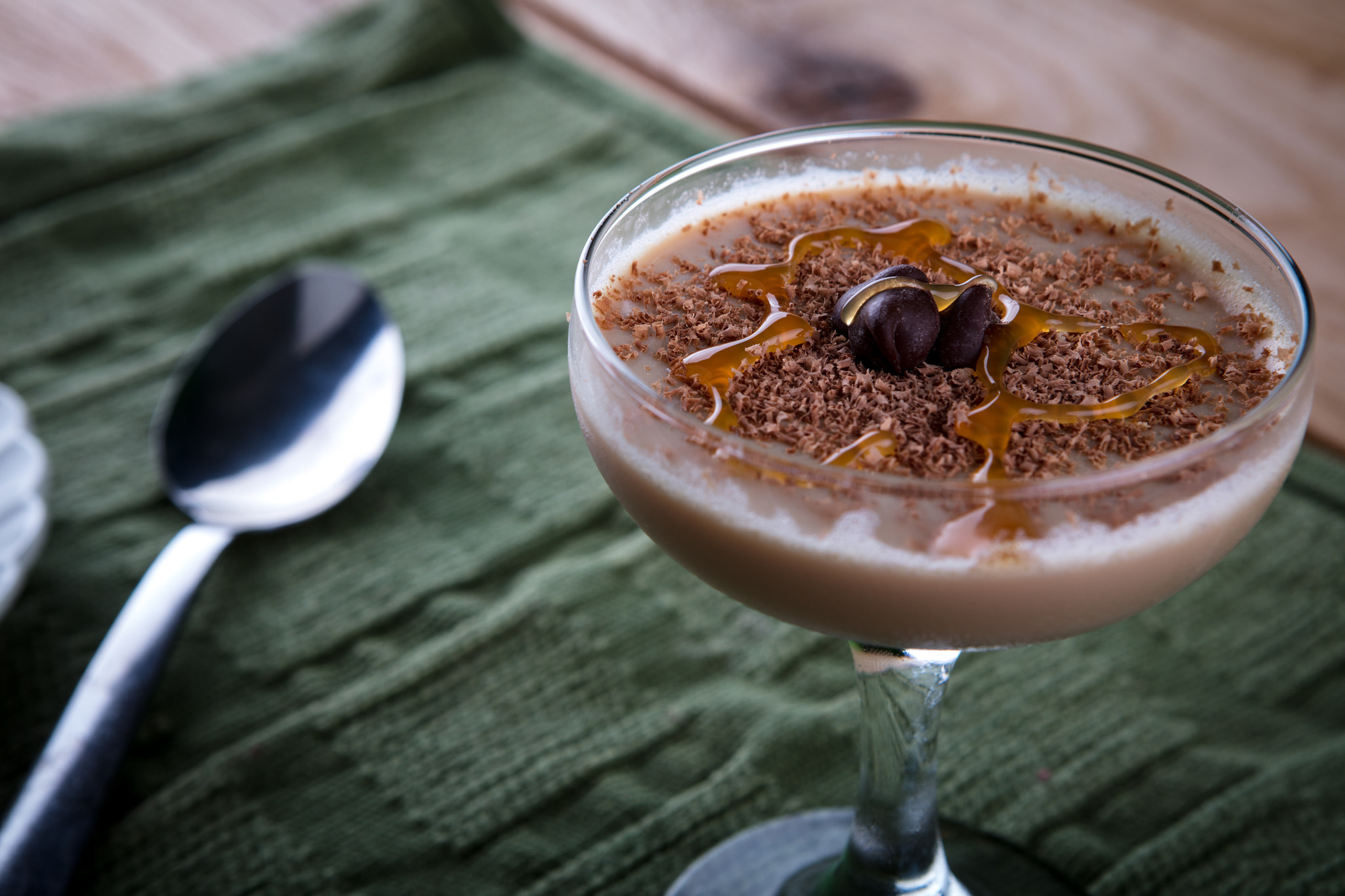 Canon EOS 5DS sample photo. Espresso panna cotta photography