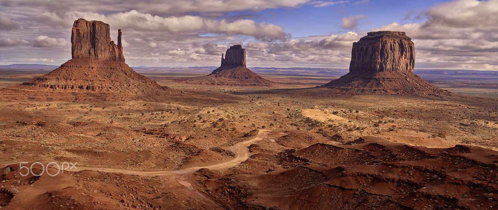 Schneider LS 80mm f/2.8 sample photo. Monument valley triple photography