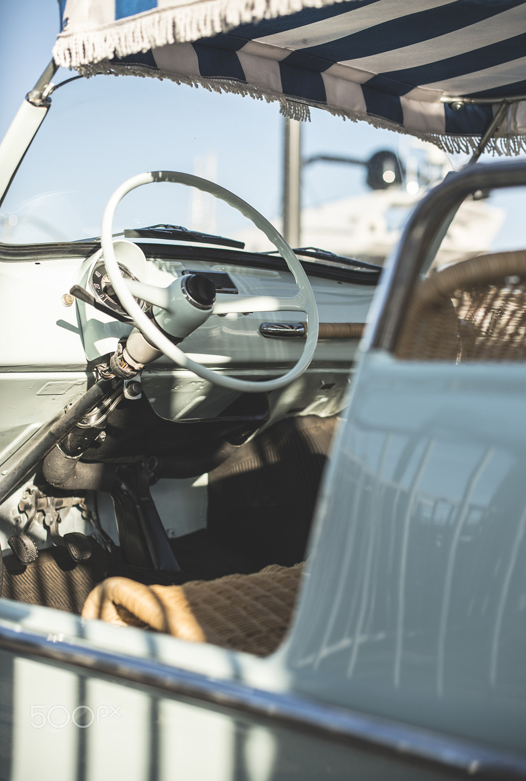 Nikon D800E sample photo. Vintage blue car photography