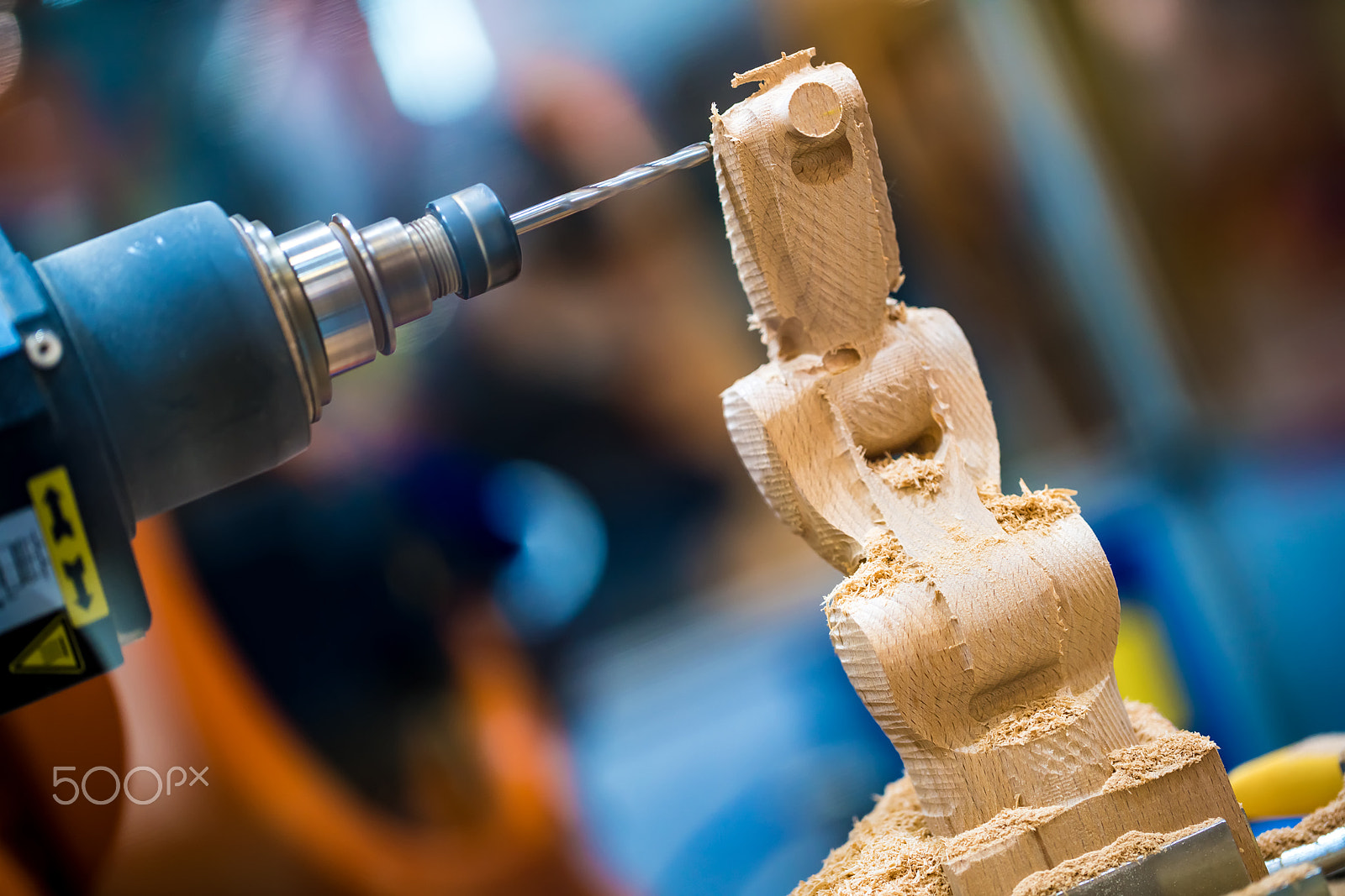 Canon EF 100mm F2.8L Macro IS USM sample photo. Woodworking cnc milling machine. photography