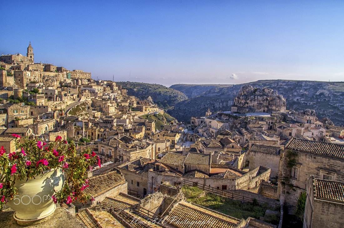 Sony Alpha DSLR-A580 + Tamron SP 24-70mm F2.8 Di VC USD sample photo. Panorama - matera photography