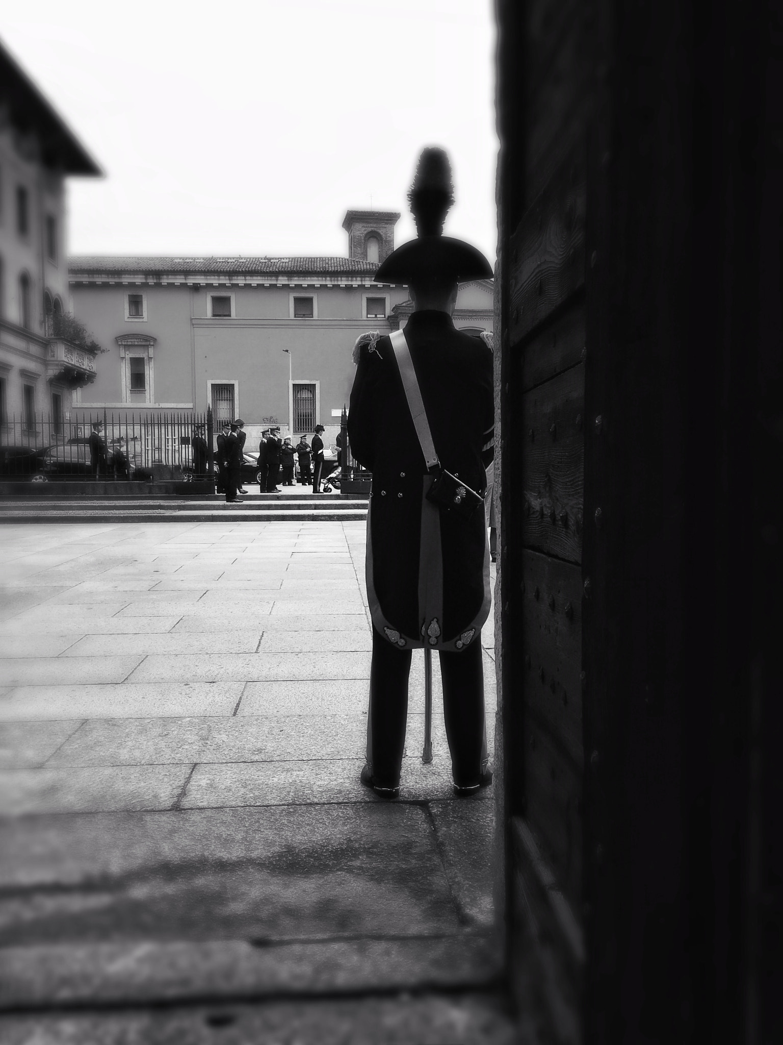 Hipstamatic 322 sample photo. Full uniform photography