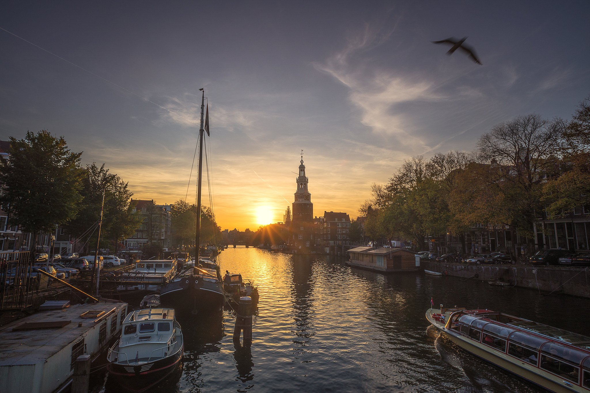 0,0 mm f/0,0 sample photo. Amsterdam sunset photography