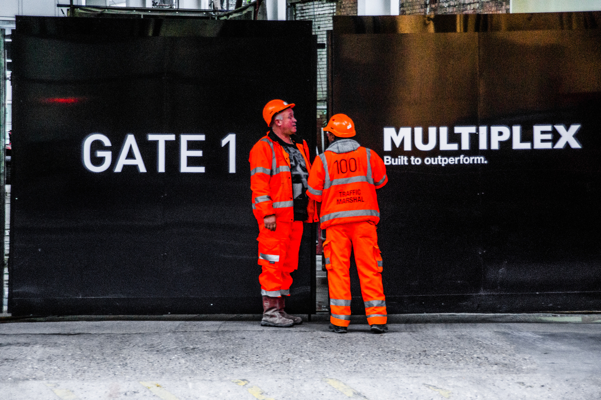 Sony SLT-A65 (SLT-A65V) sample photo. Traffic marshal photography