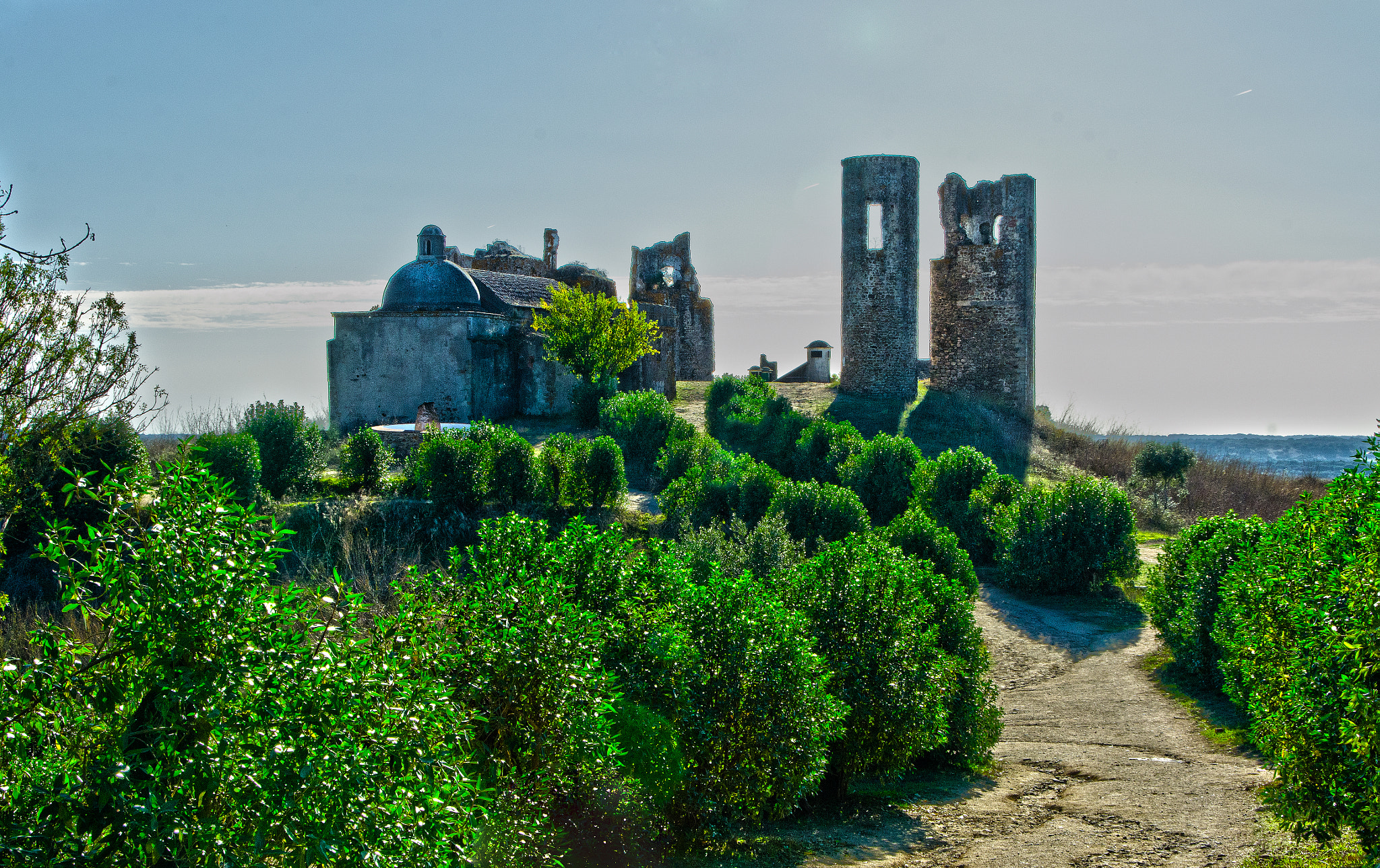 Nikon D5100 sample photo. Montemor-o-novo castle ruins photography