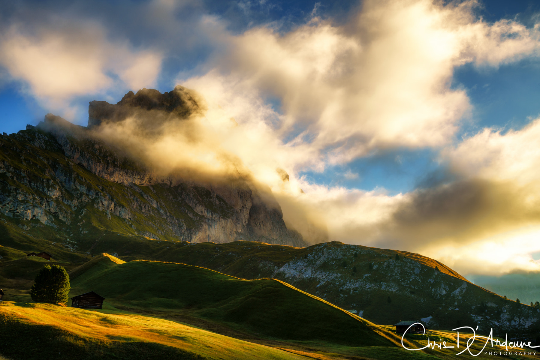 Sony a7R II + Canon EF 24-105mm F4L IS USM sample photo. Alpe di suisi sunrise photography