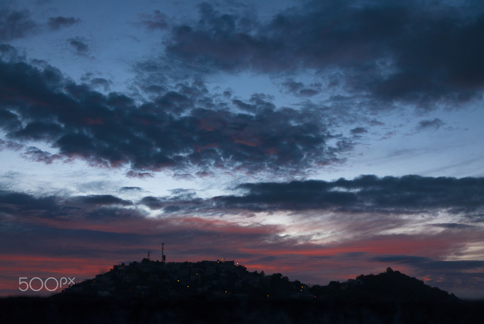 Nikon D200 sample photo. Beautiful sunset. color clouds in guatemala photography