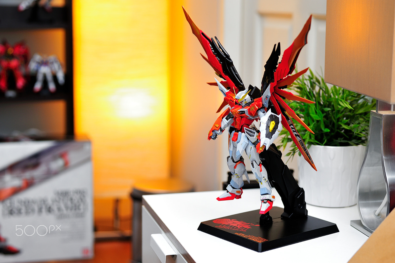 Nikon D700 + Sigma 70mm F2.8 EX DG Macro sample photo. Metal build destiny gundam heine custom photography