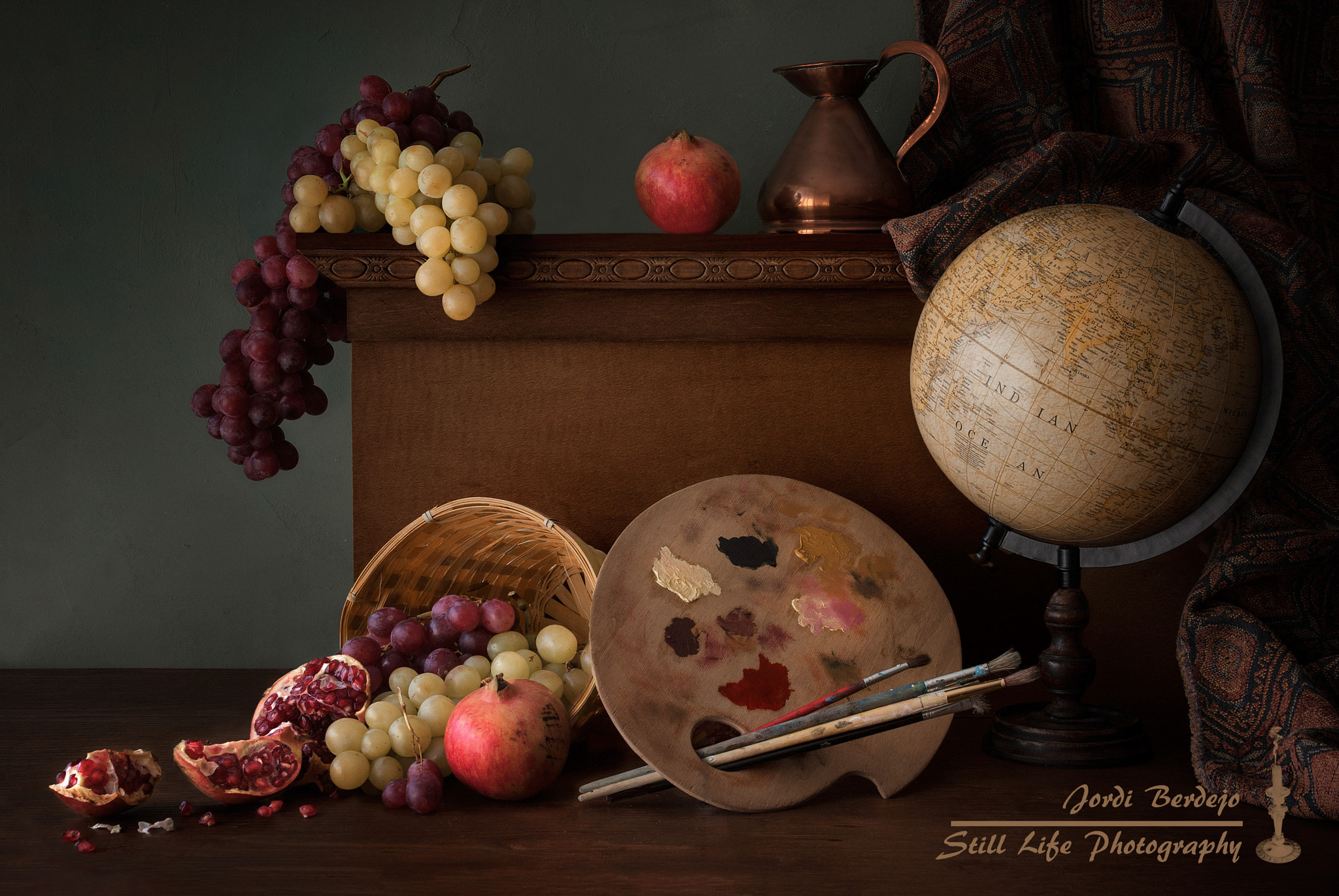 Tamron AF 18-200mm F3.5-6.3 XR Di II LD Aspherical (IF) Macro sample photo. Bodegón con frutas y paleta photography