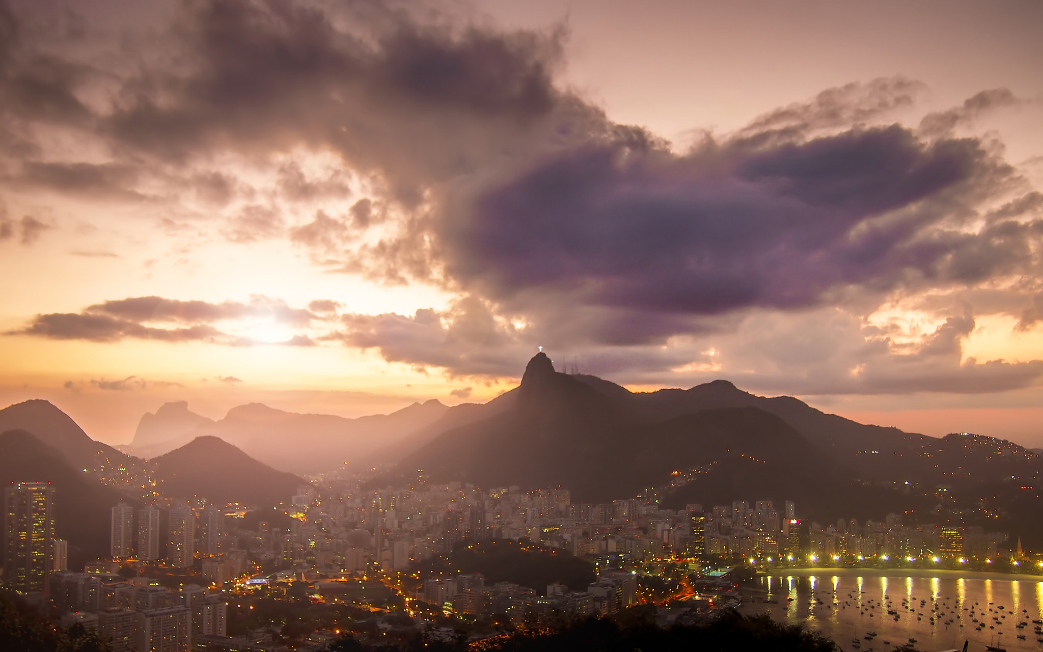 Olympus PEN E-PM2 sample photo. Sunset in rio photography