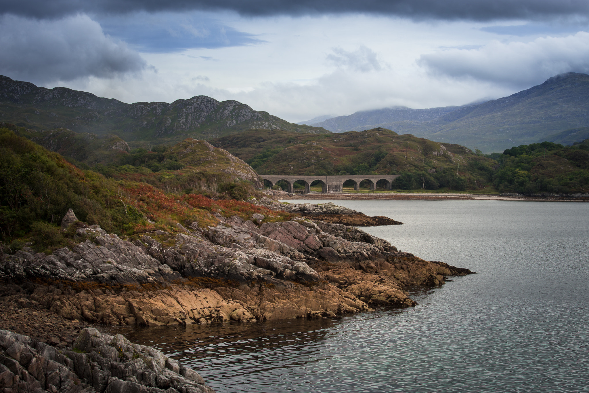 Sony a7 II sample photo. Scottish viaduct photography