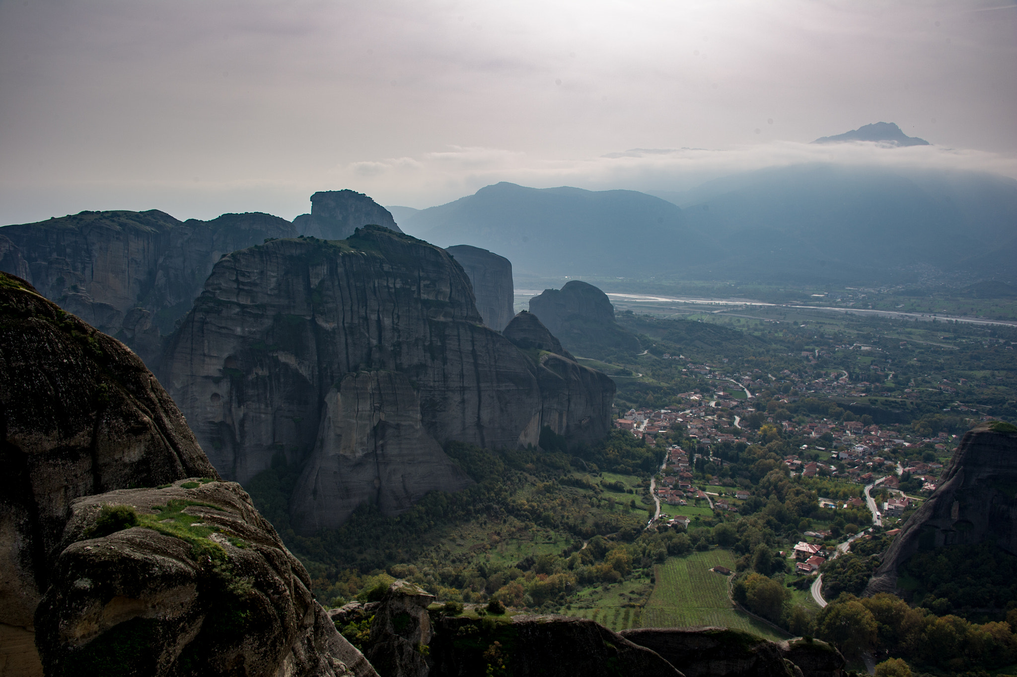 Nikon D3S sample photo. Looking down at kalambaka photography