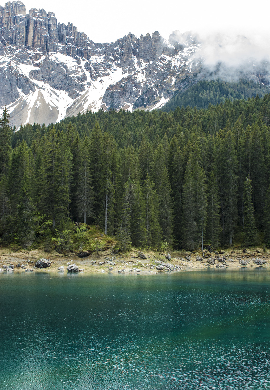 Nikon D200 + AF Zoom-Nikkor 35-70mm f/2.8D sample photo. Lago di carezza photography