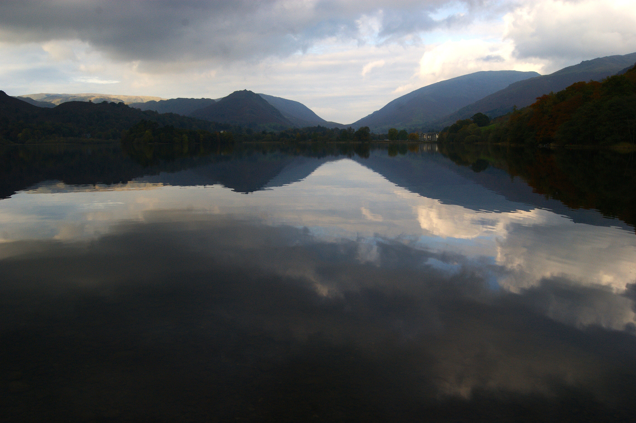 Sony Alpha DSLR-A380 sample photo. Reflections on the lake district photography