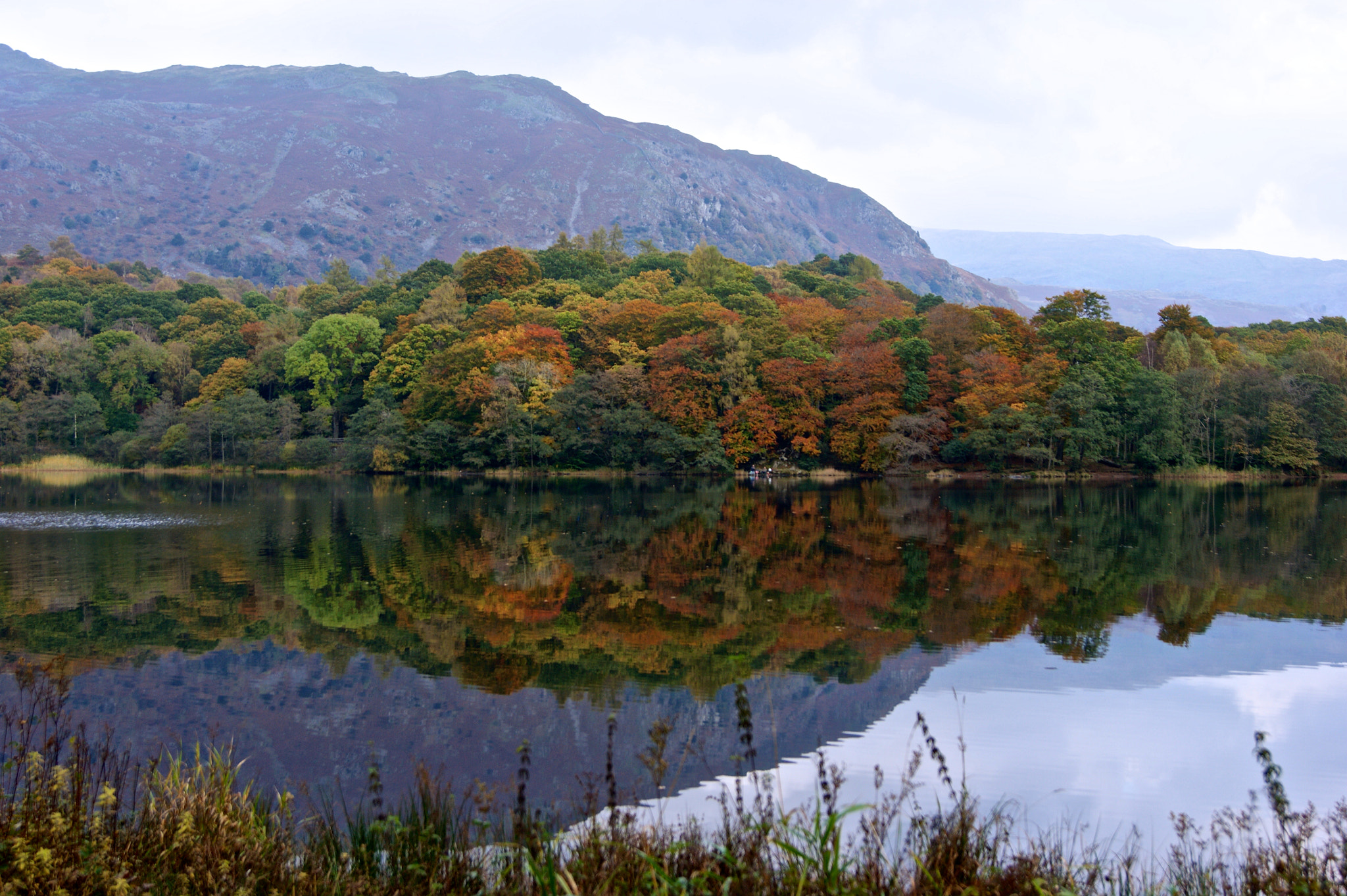 Sony Alpha DSLR-A380 + Sony DT 18-55mm F3.5-5.6 SAM sample photo. Reflections on the lake district photography