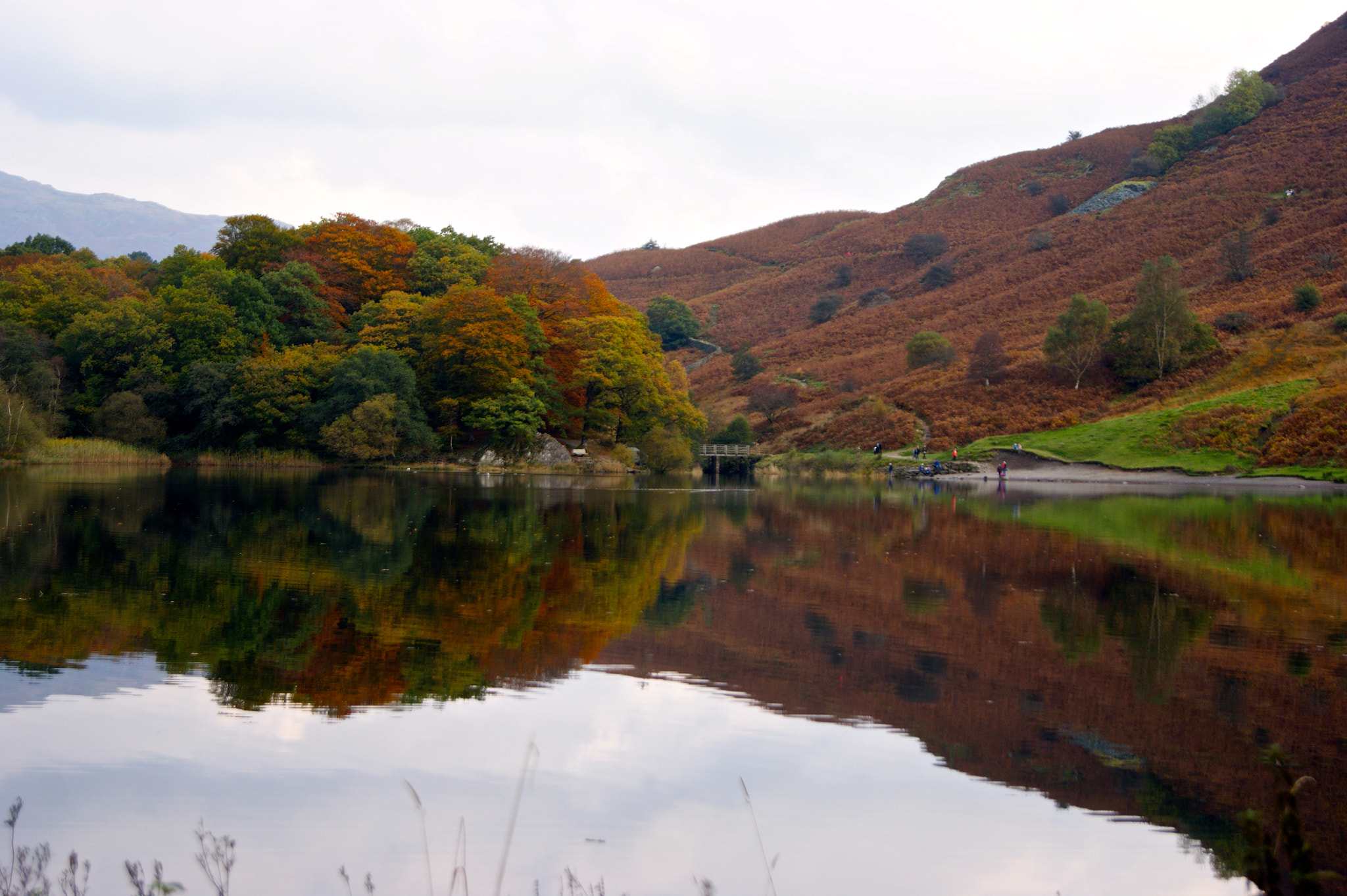 Sony Alpha DSLR-A380 + Sony DT 18-55mm F3.5-5.6 SAM sample photo. Reflections on the lake district photography