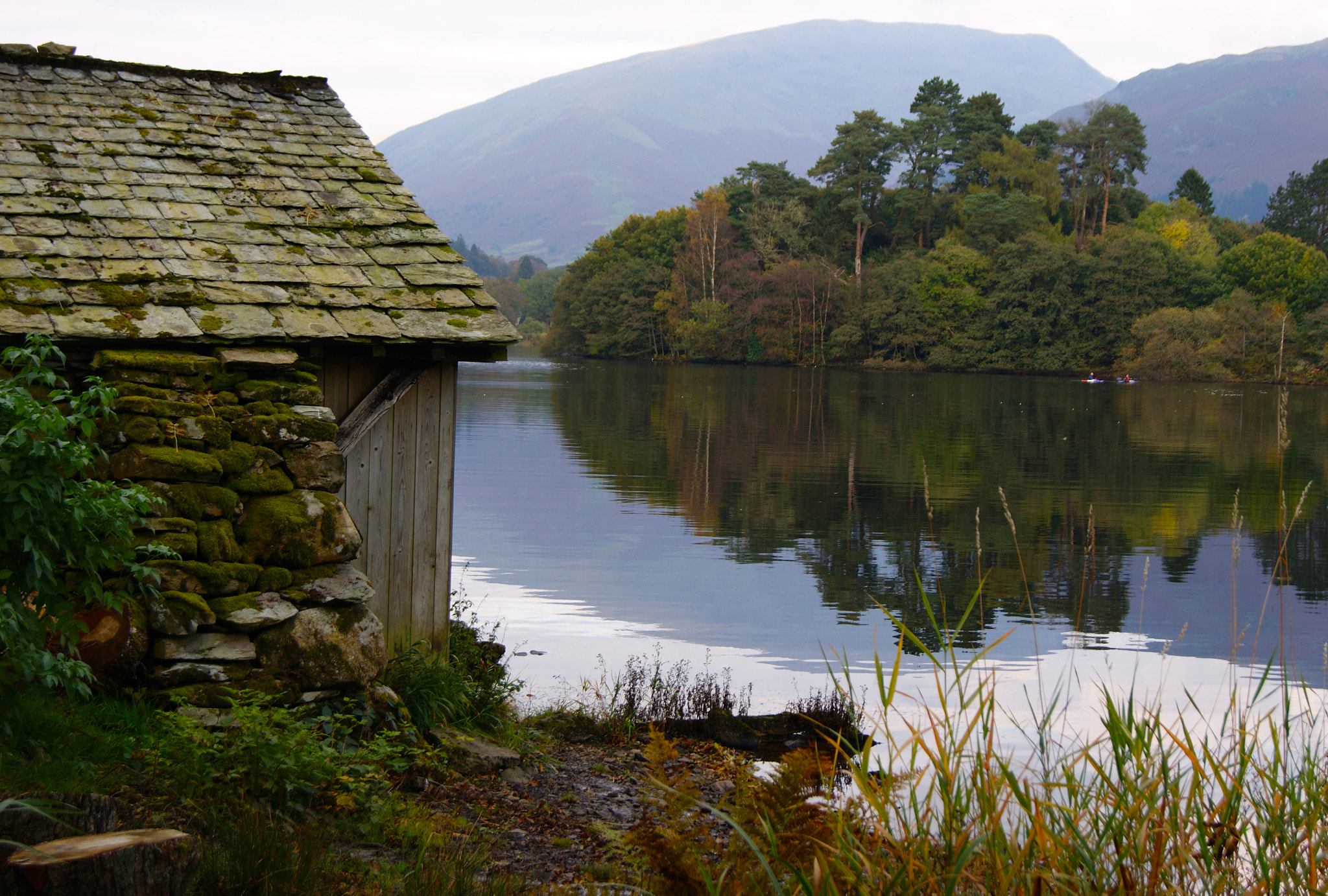 Sony Alpha DSLR-A380 sample photo. Reflections on the lake district photography