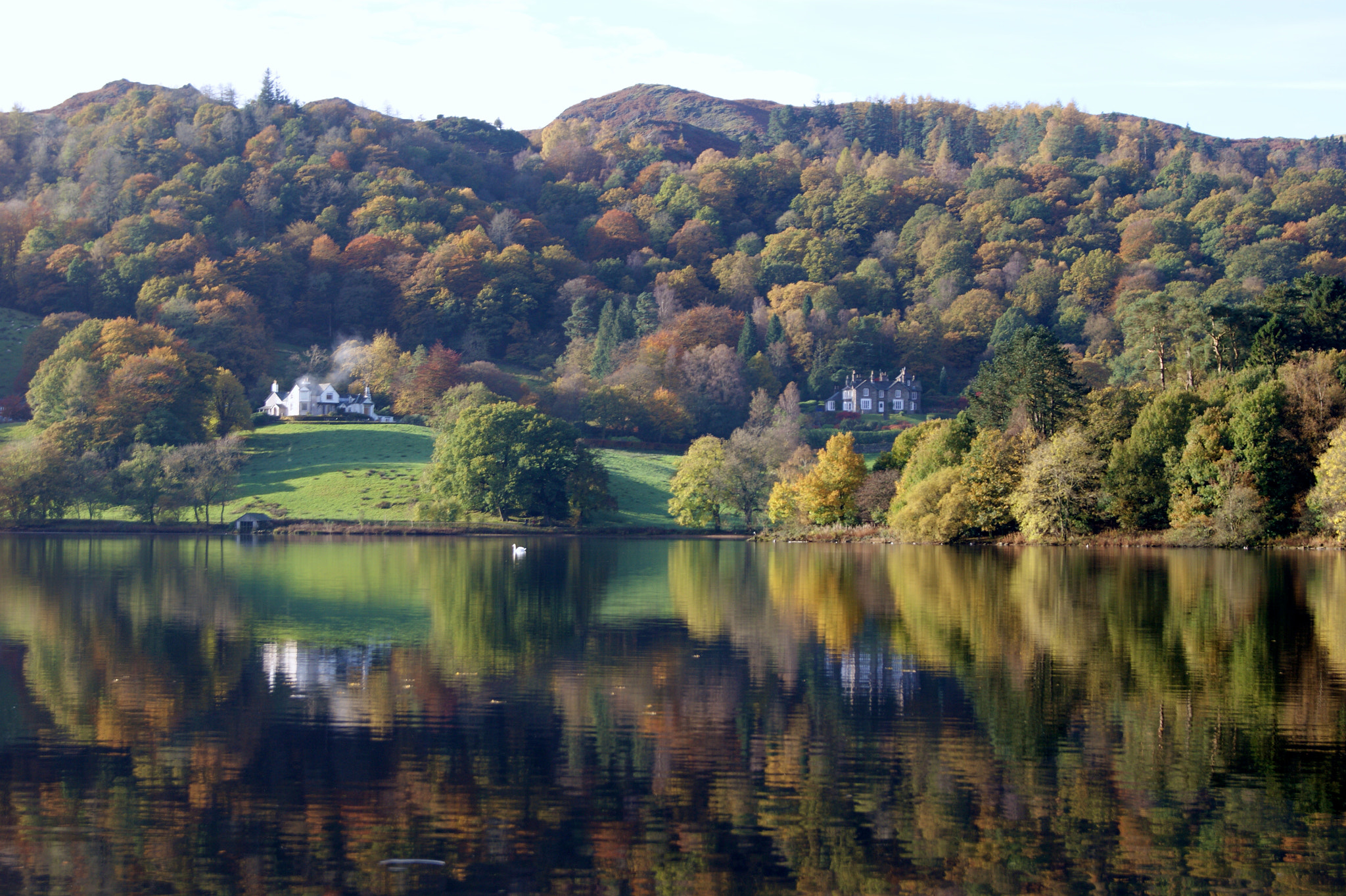 Sony Alpha DSLR-A380 + Sony DT 18-55mm F3.5-5.6 SAM sample photo. Reflections on the lake district photography