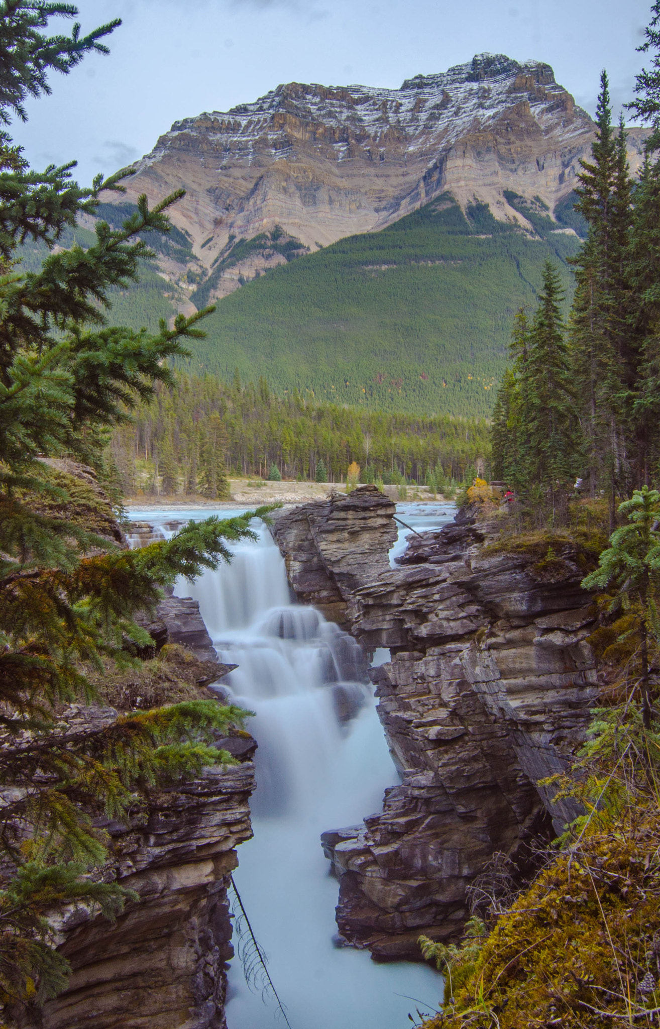 Nikon D7000 sample photo. Athabasca falls, jasper national park, ab photography