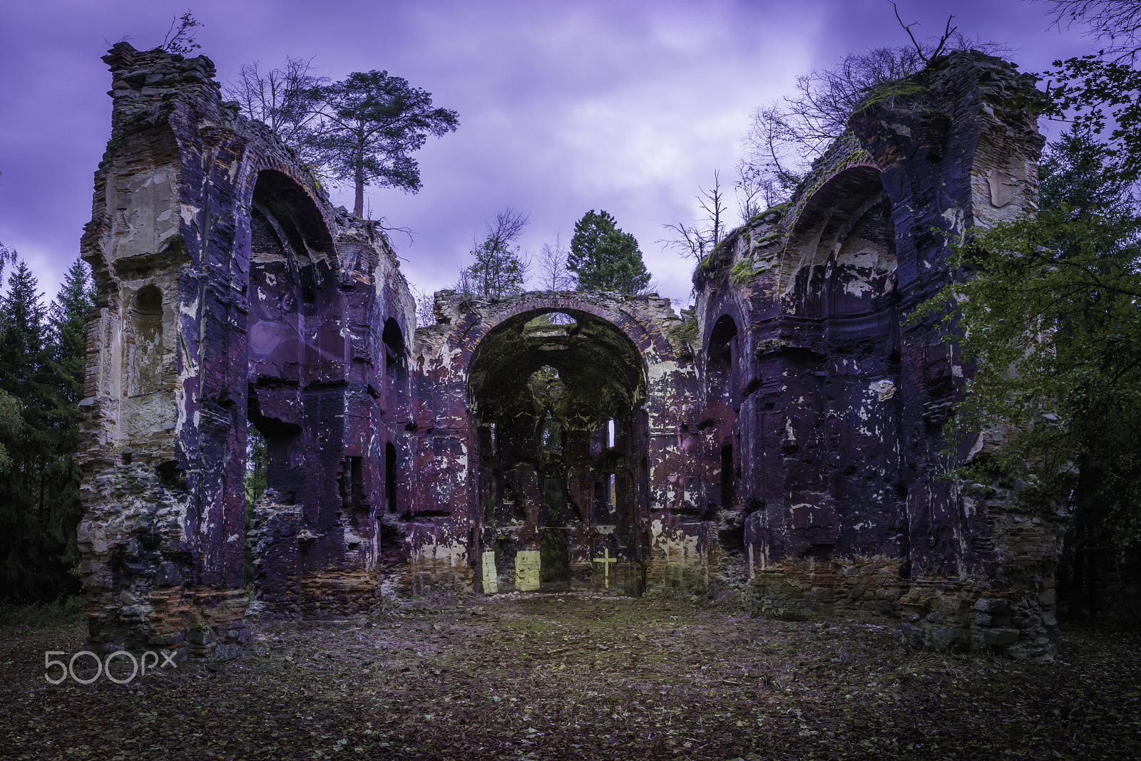 ZEISS Touit 12mm F2.8 sample photo. The old chruch in the wood photography