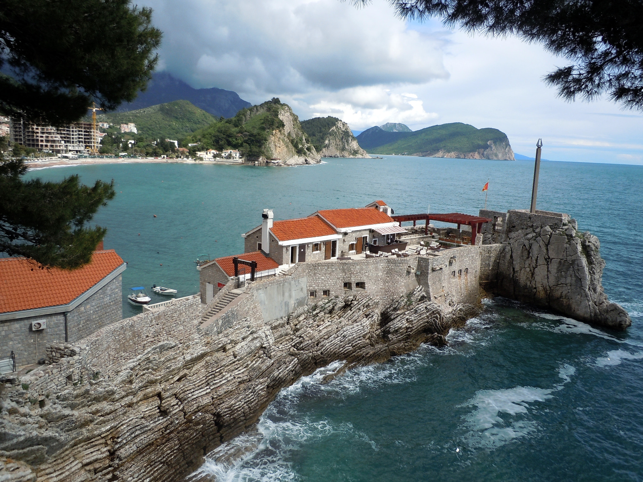 Nikon Coolpix S6000 sample photo. Vue de petrovac, montenegro photography