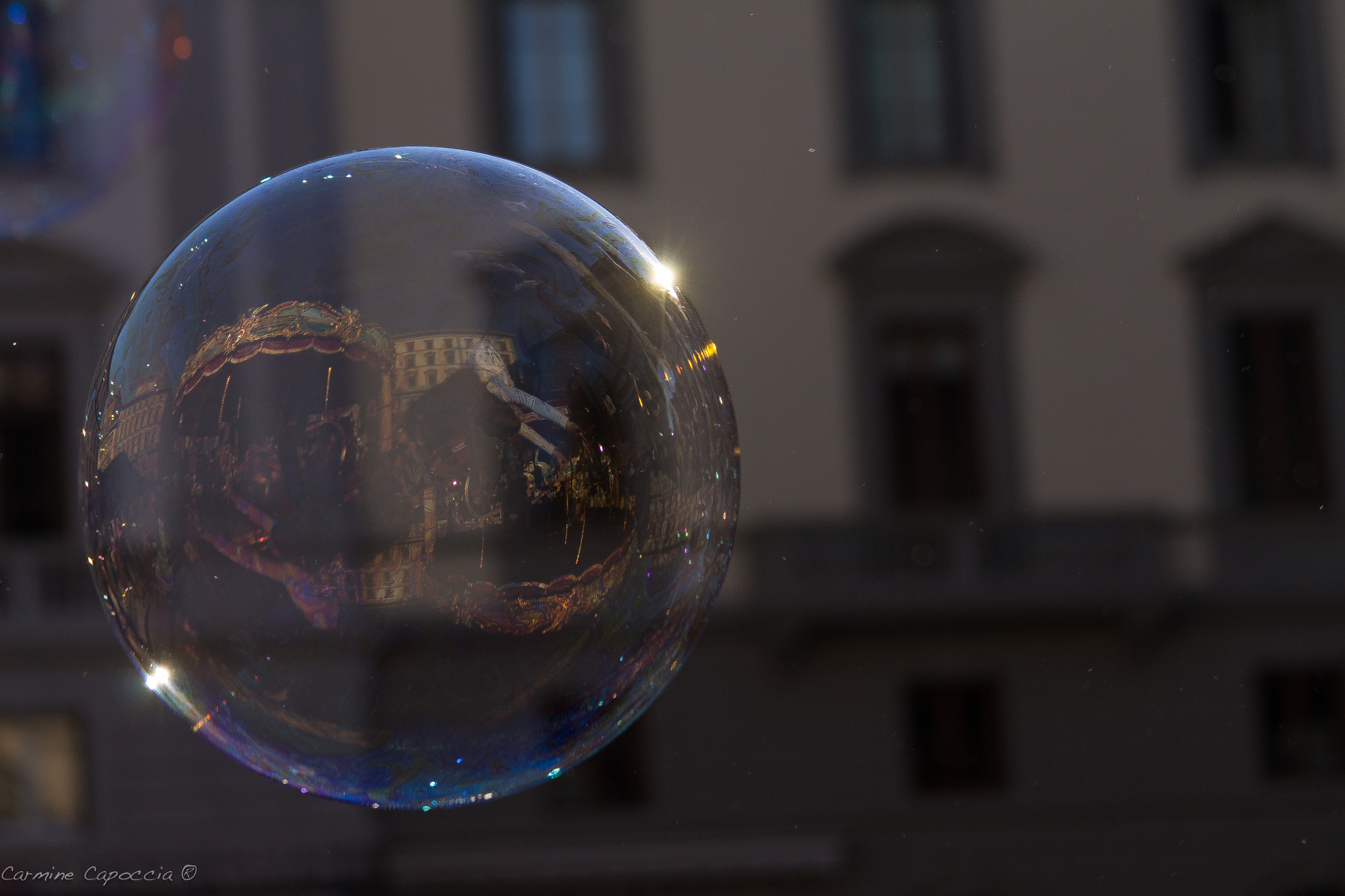 Canon EF 28-135mm F3.5-5.6 IS USM sample photo. Firenze - piazza della repubblica... in una bolla! ;) photography