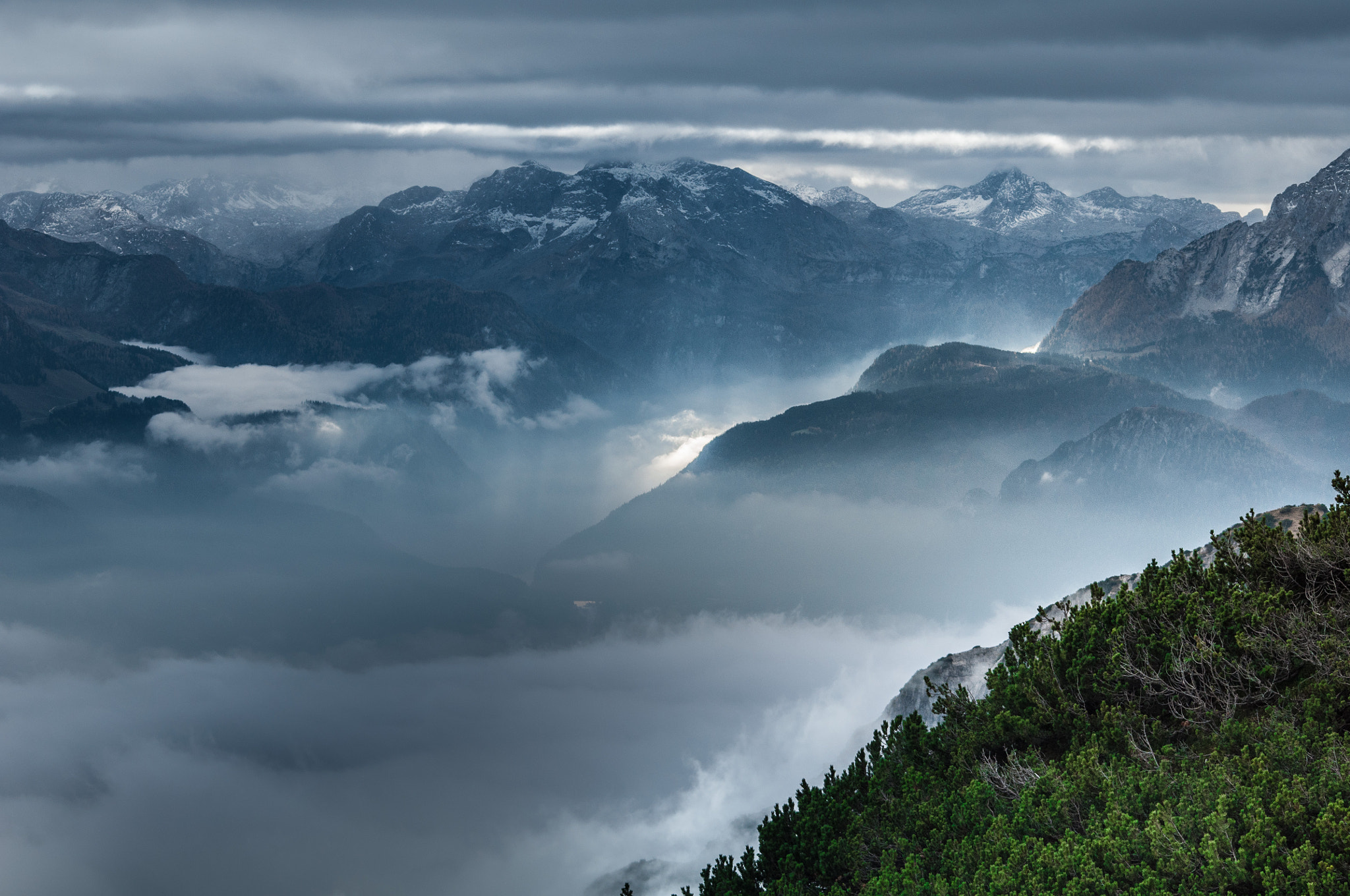 Sigma 70-300mm F4-5.6 APO DG Macro sample photo. Blick vom untersberg richtung bayern photography