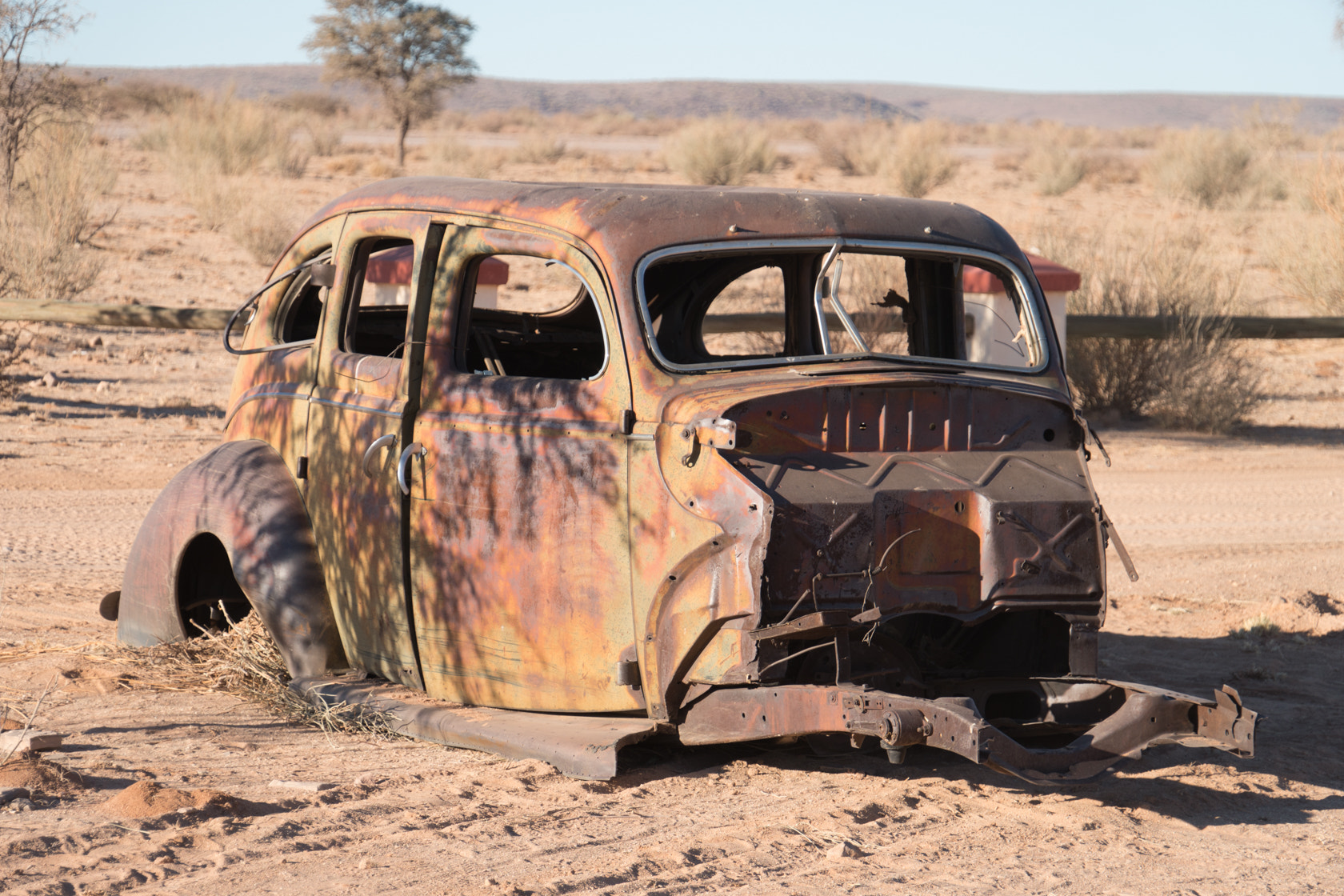 Sony E 18-200mm F3.5-6.3 OSS sample photo. Canyon roadhouse, namibia photography