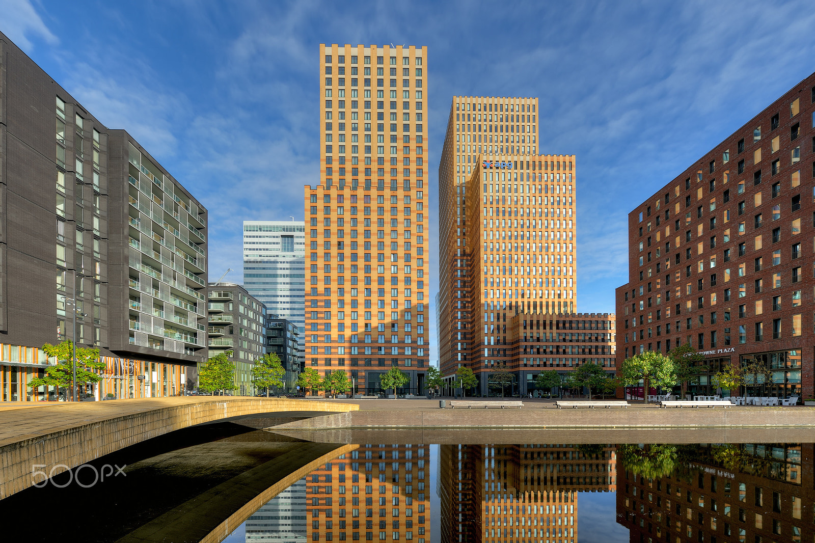 Nikon D3X sample photo. Building symphony in business park at amsterdam photography