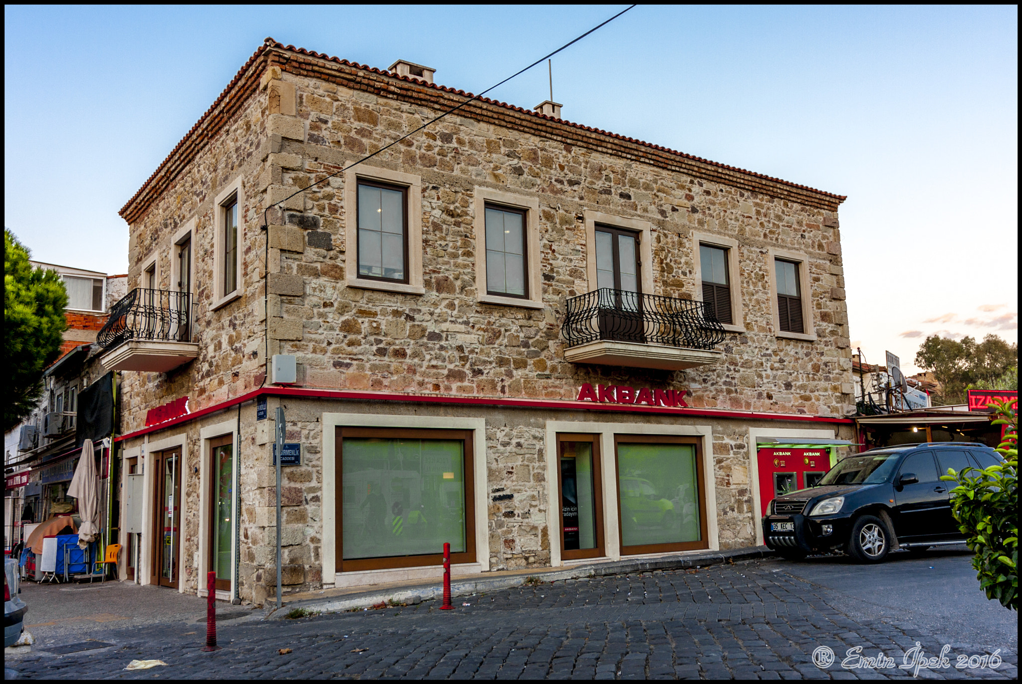 Canon EOS 40D sample photo. Old stone buildings at foça photography