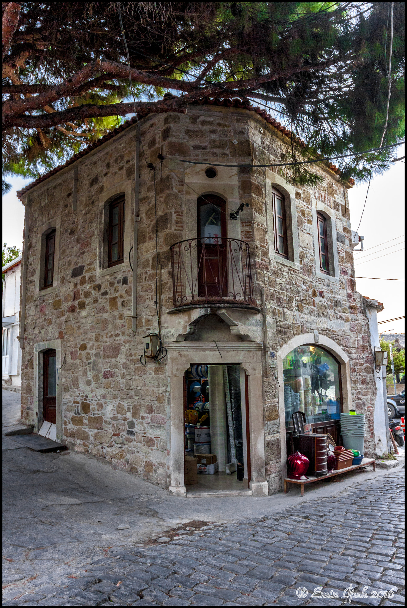 Canon EOS 40D sample photo. Old stone buildings at foça photography