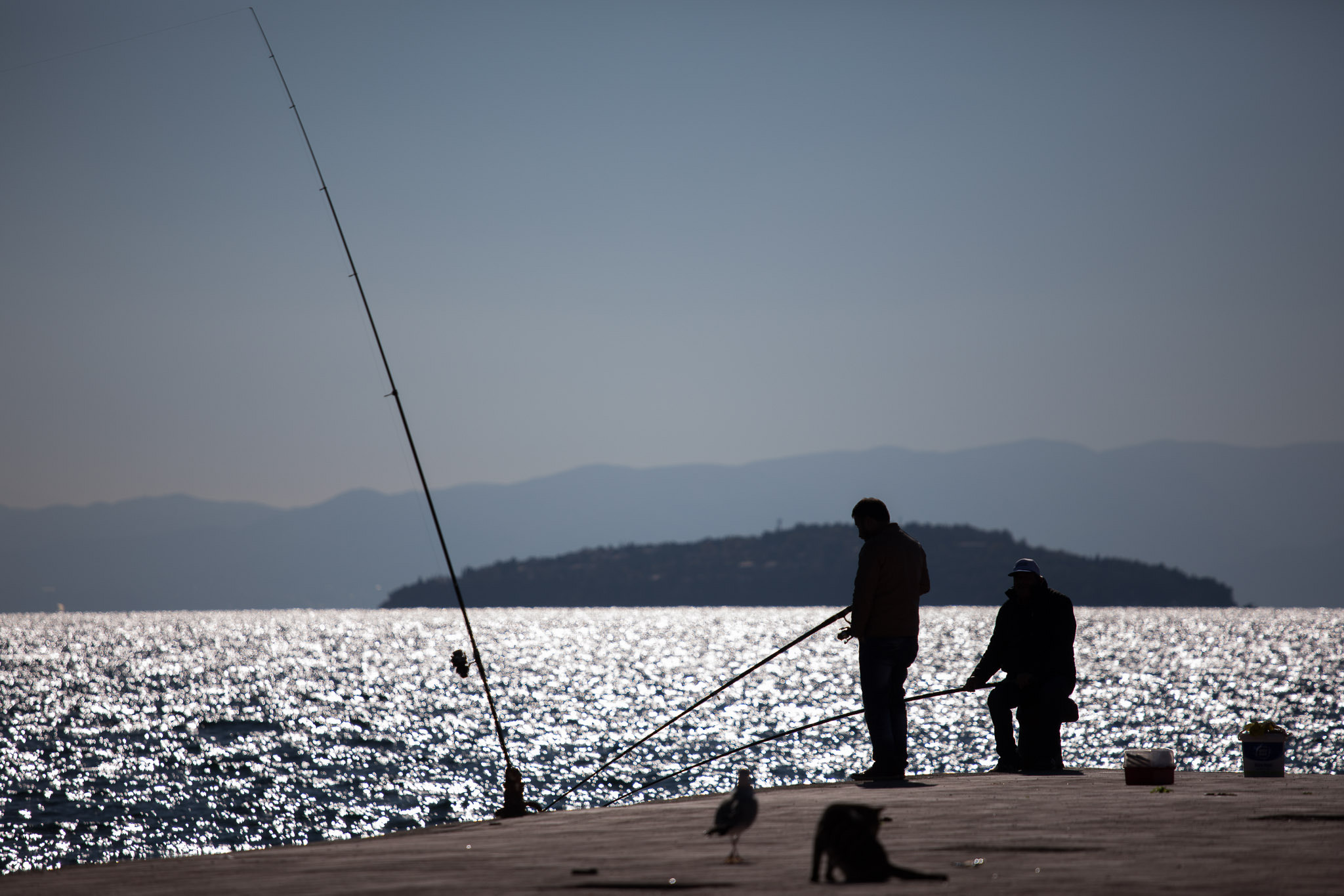 Canon EF 70-200mm F4L IS USM sample photo. Fishermen photography