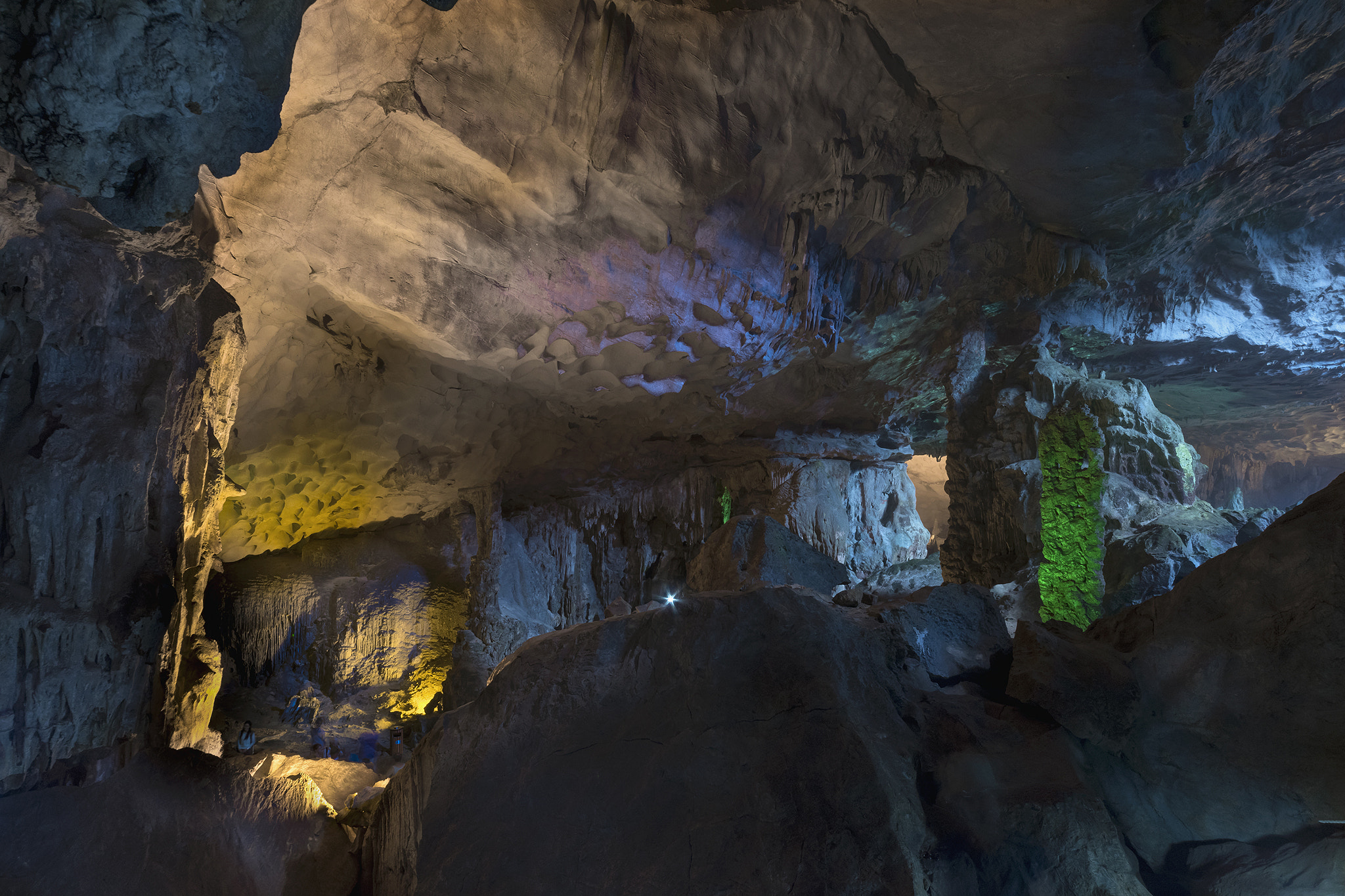 Sigma 12-24mm F4.5-5.6 II DG HSM sample photo. Sung sot cave with coloured lights photography