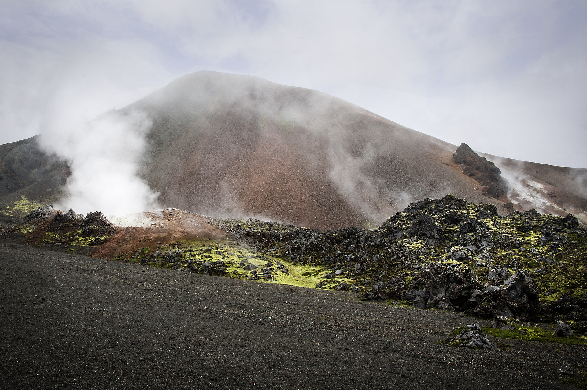 Nikon D3 sample photo. Landmannalaugar, iceland - colored mountains photography