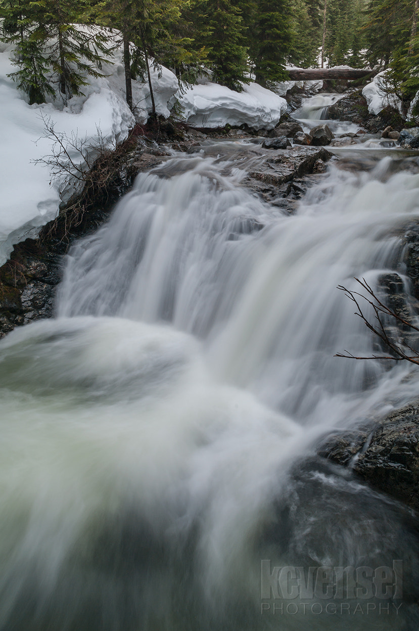 Pentax K-7 sample photo. Winter creek photography