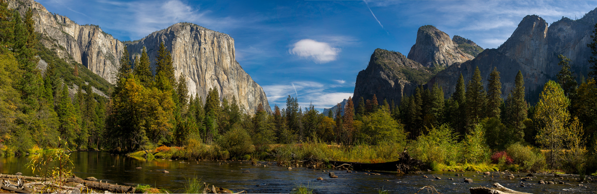 Nikon D3S + Nikon AF-S Nikkor 50mm F1.4G sample photo. Fall colors, yosemite valley photography