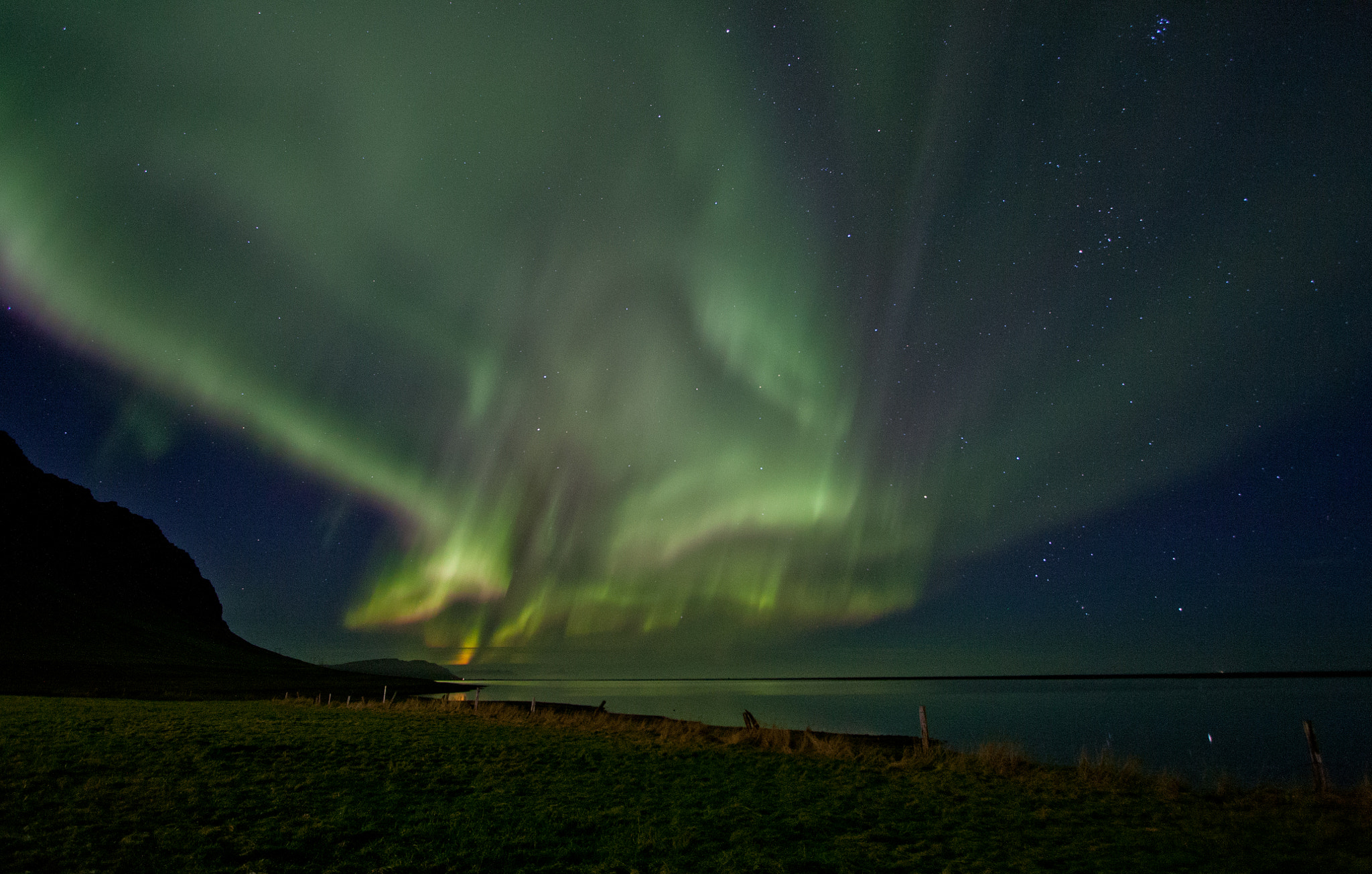 Canon EOS 450D (EOS Rebel XSi / EOS Kiss X2) sample photo. Icelandic northern lights photography