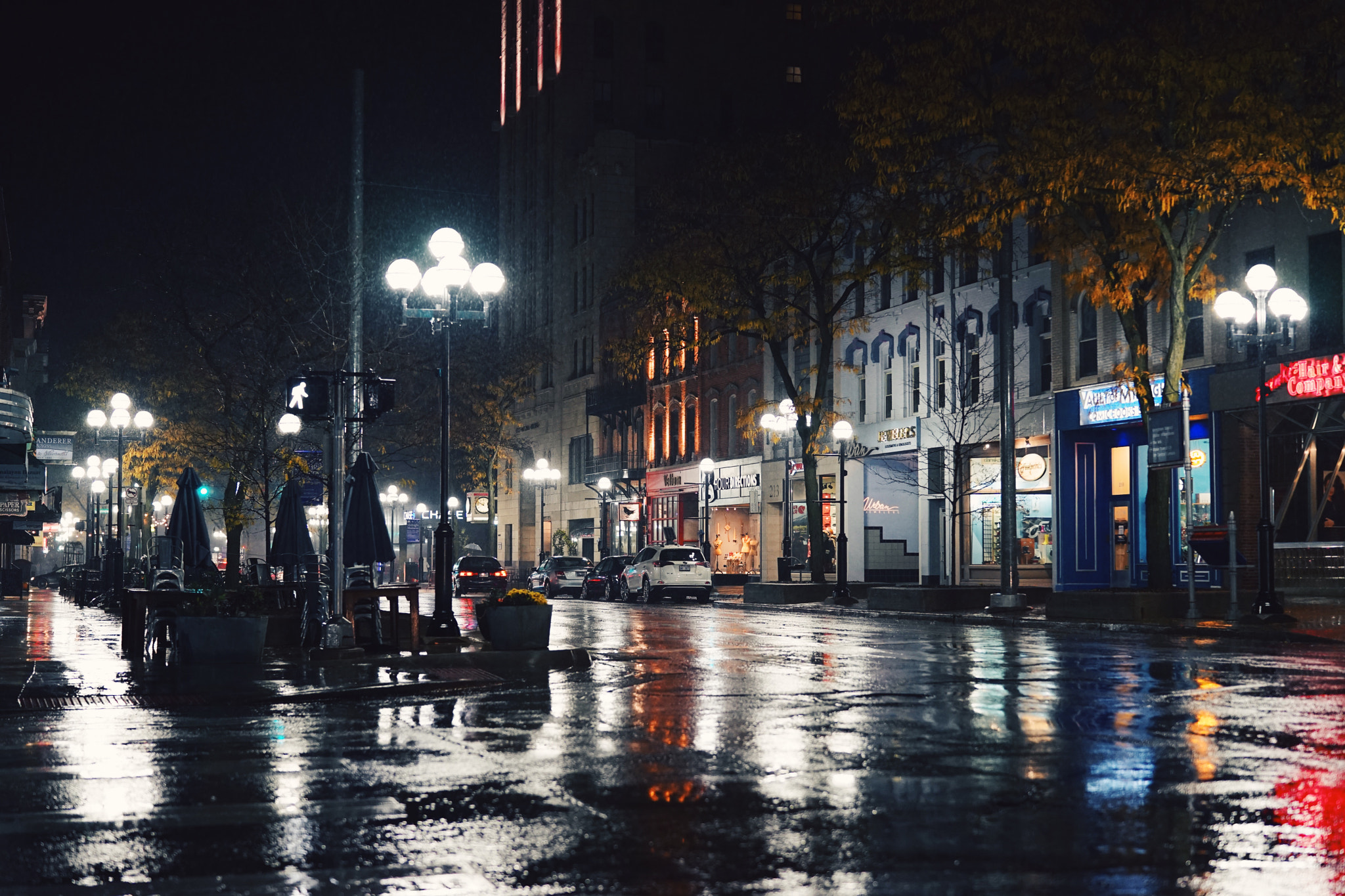 Sony a7 II + Sony Planar T* FE 50mm F1.4 ZA sample photo. Rain in ann arbor photography