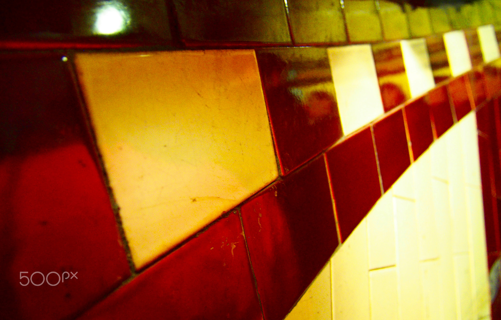Olympus PEN E-PL6 sample photo. Down street tile photography
