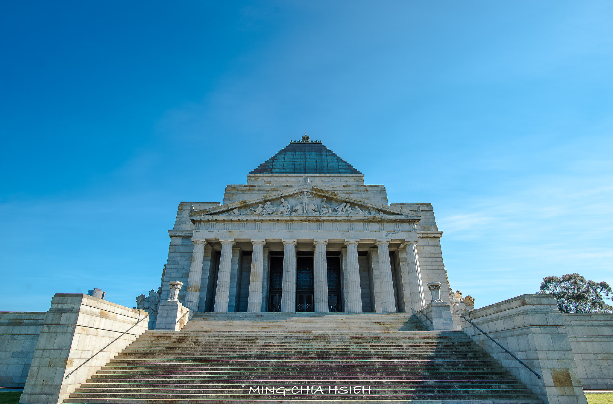 Nikon Df sample photo. Shrine of remembrance photography